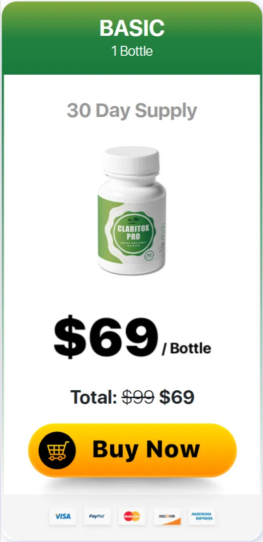 Claritox Pro price 1 bottle
